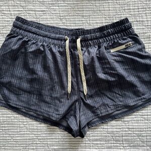 Vuori Navy Athletic Shorts with Elastic Waistband